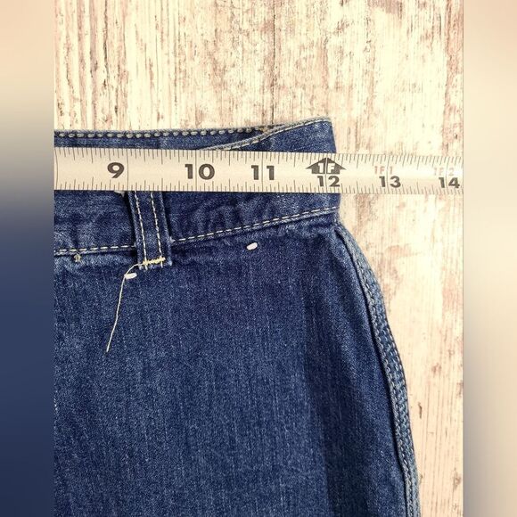 RARE VTG 70s Levi's Strauss white tab tulip high rise mom jeans straight Sz 9 - Picture 9 of 14